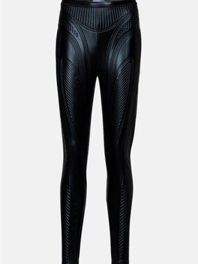 Mugler embossed neoprene legging